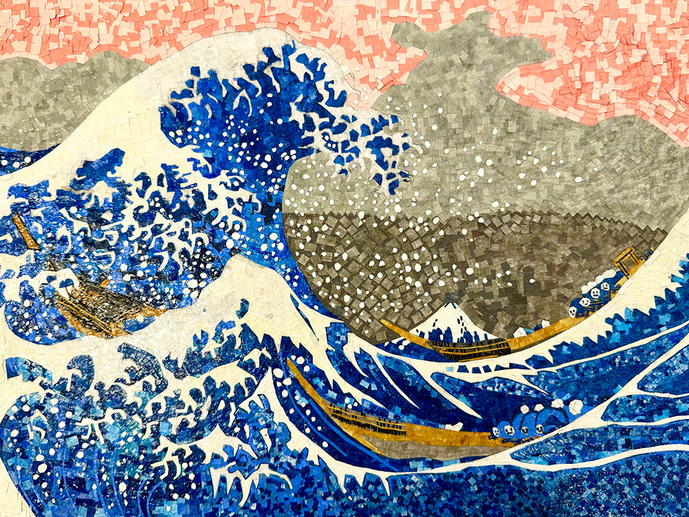 冨嶽三十六景（貼り絵）